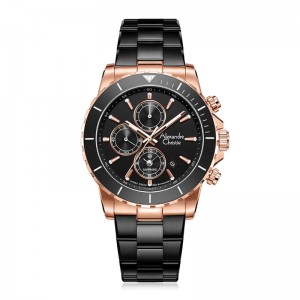 Alexandre Christie AC 6141 Rosegold Black Man Limited Edition 25th Anniversary XXVMBRBA